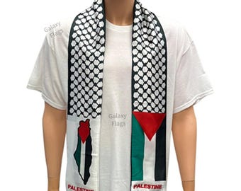 Palestine Scarf / Palestine Flag / Palestine Hata Keffiyeh Scarve