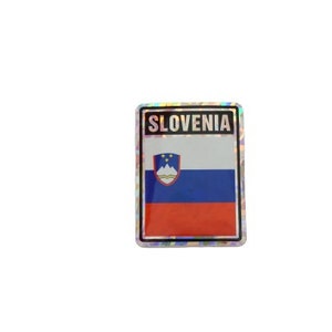 Slovenia Sticker  / Slovenia Flag Sticker / "3x4" Slovenia Sticker