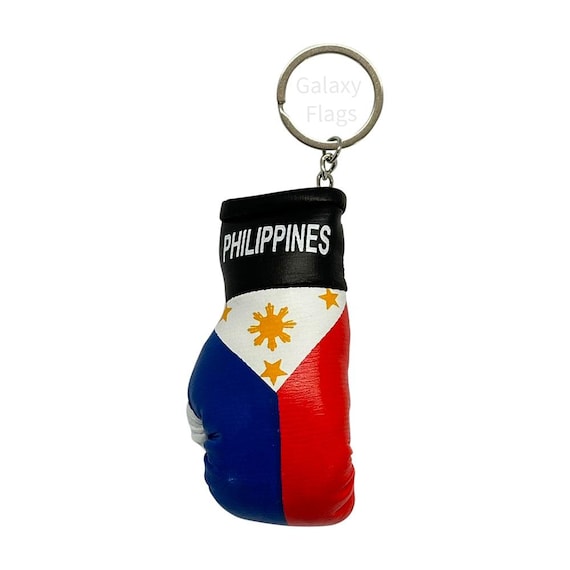 Philippines Boxing Glove / Philippines Flag /  Mini Philippines Flag Boxing Glove Key Chain