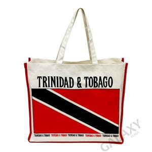 Trinidad and Tobago Flag Tote Bag / Trinidad and Tobago Flag / Trinidad and Tobago Country Flag Tote Bag
