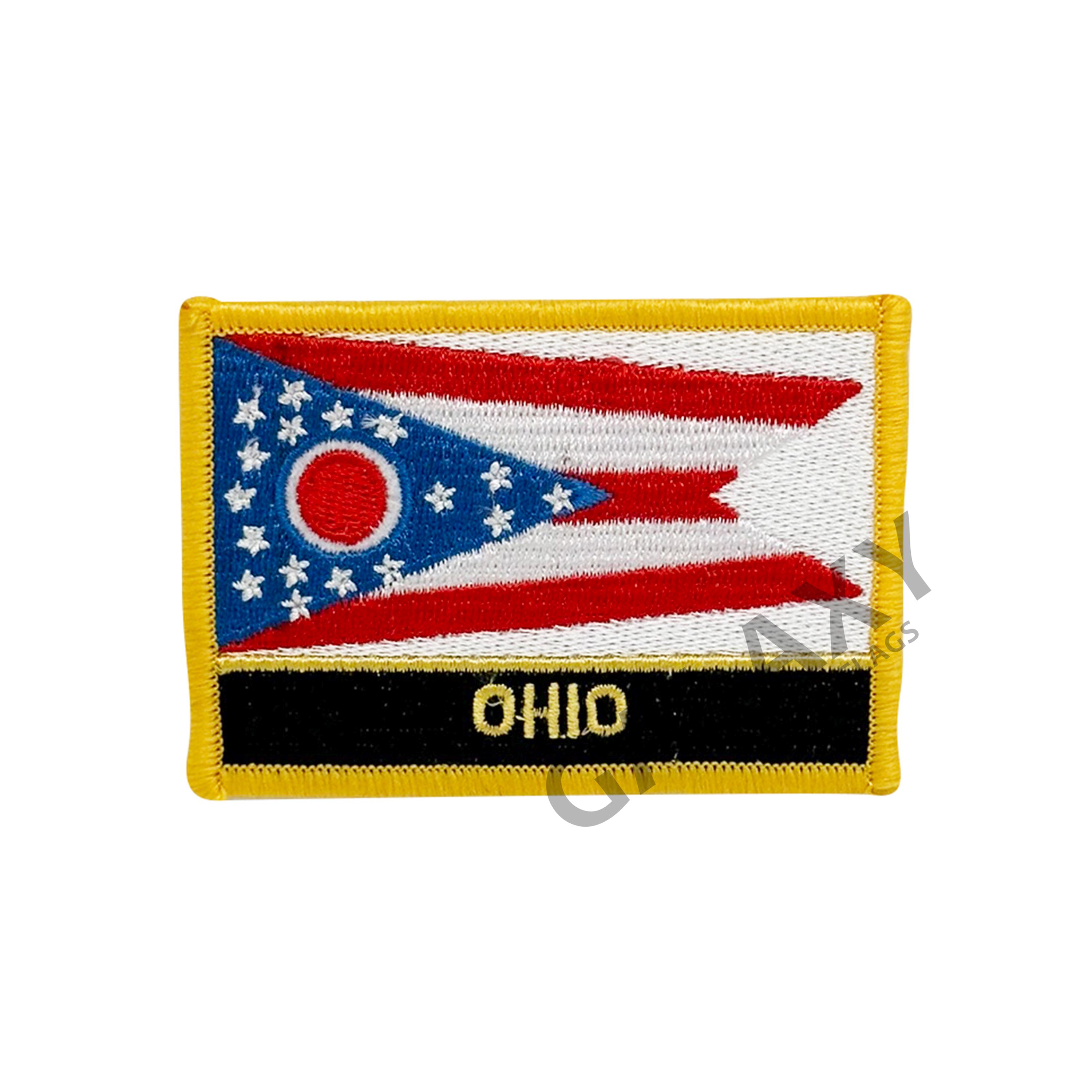 Toppa Ohio / Toppa bandiera Ohio / Stirare o cucire - Italia