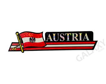Österreich Autoaufkleber / Austria Flagge Aufkleber / "3 x 11 3/4" Österreich Autoaufkleber."
