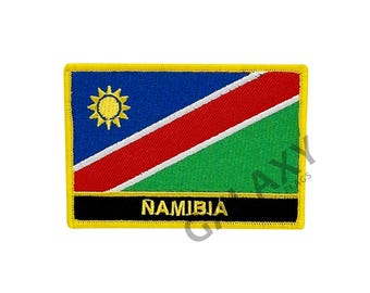 Namibia patch / Namibia Flag Patch / Iron - on or Sew On