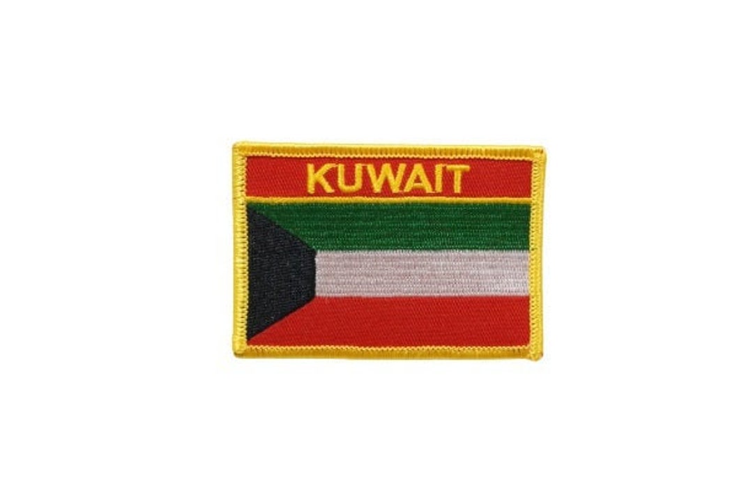 Kuwait Patch / Kuwait Flag Patch / Iron on or Sew On Etsy