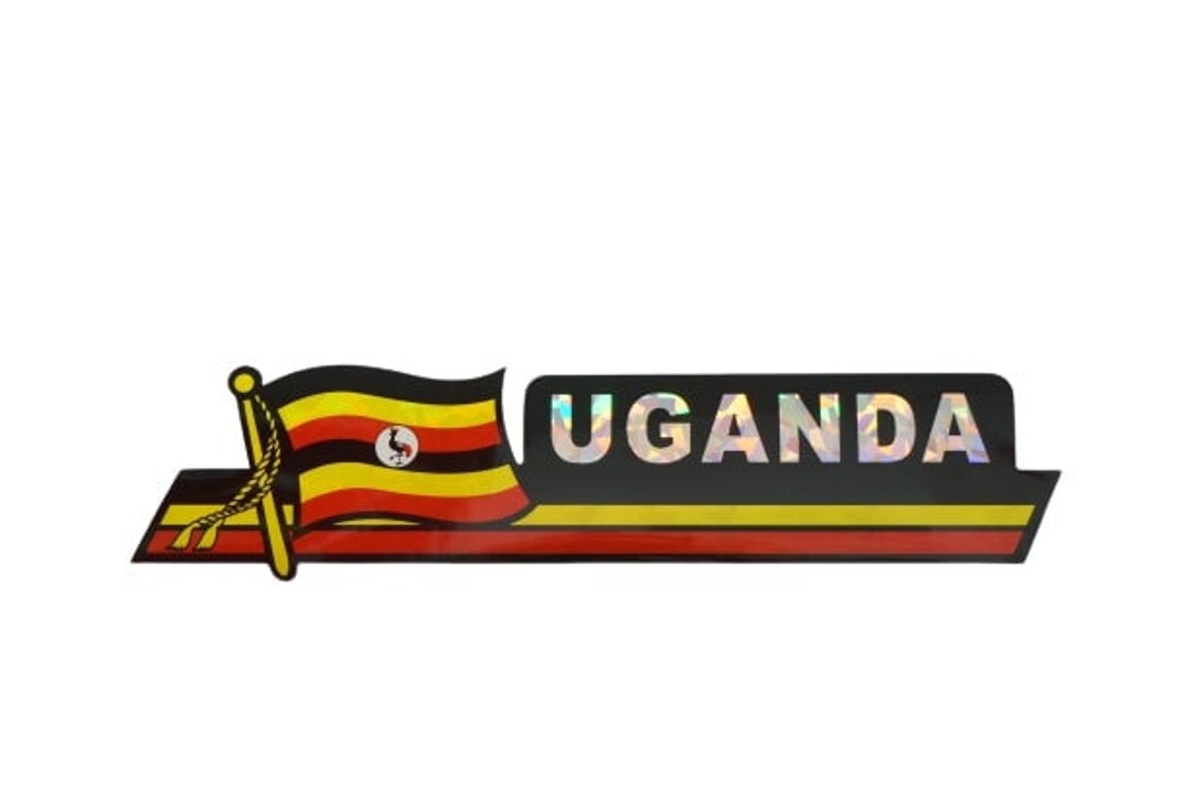 Uganda Bumper Sticker / Uganda Flag Sticker / 3 X 11 3/4 Uganda Bumper Sticker Etsy