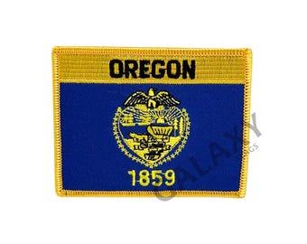 Taglio Del Foro Nella Bandiera Dello Stato Dell'Oregon Illustrazione Di - Foto 7