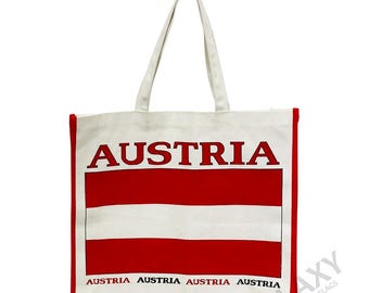 Austria Flag Tote Bag / Austria Flag / Austria Country Flag Tote Bag