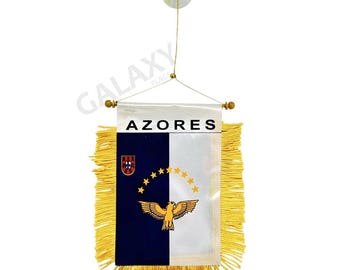 Minibandera de las Azores / Bandera de las Azores