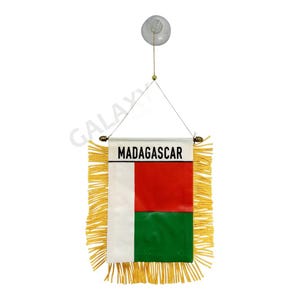 Minibanner Madagaskar / Vlag van Madagaskar
