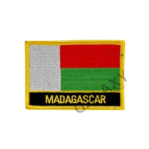 Patch Madagaskar / Vlag Madagaskar / Opstrijken of naaien