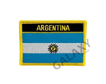 Argentina Patch / Argentina Flag Patch / Iron - on or Sew On