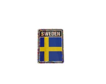6-Piece Swedish Flag Sticker Set – Die-Cut Decals – Scandinavia Pride (Rayd Workshop)