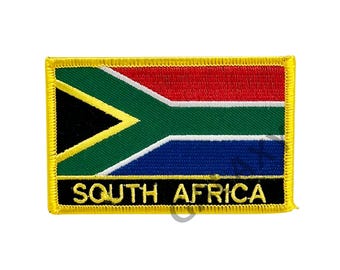 South Africa Patch / South Africa Flag Patch / Iron - on or Sew On