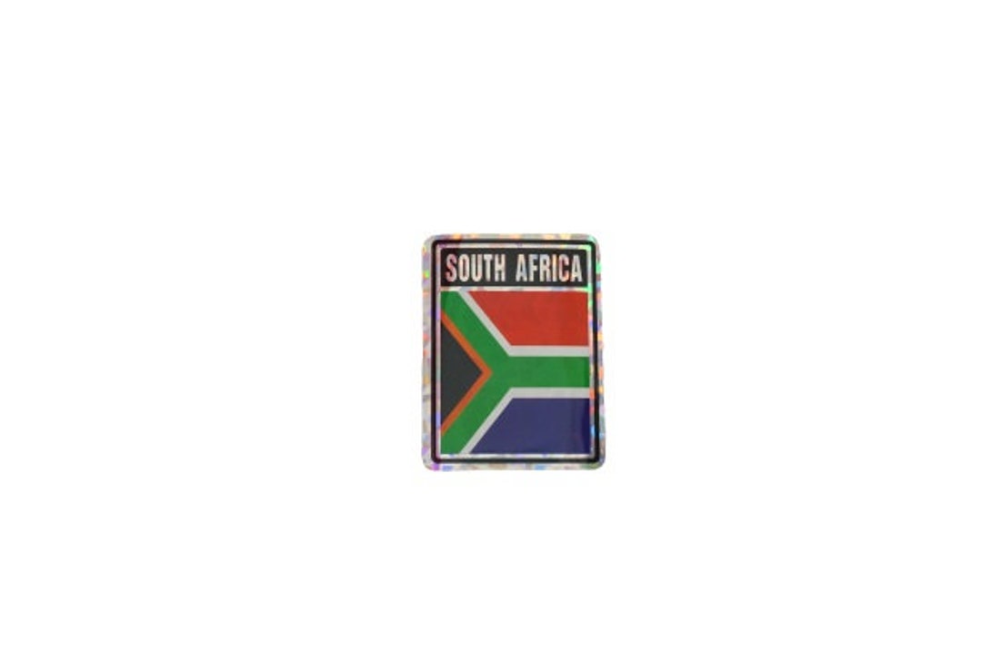 South Africa Sticker / South Africa Flag Sticker / 3x4 South Africa