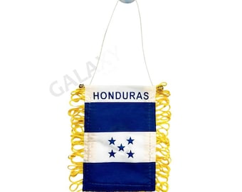 Bandiera Da Tavolo Honduras 4x6 Con Base Dorata E Asta - Trade Winds