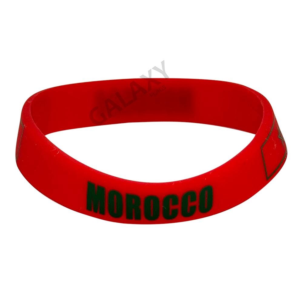 Whistle Bracelet Morocco Country World Flag Silicone Bracelet 2026