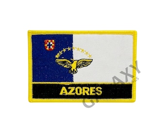 Parche de las Azores / Parche con la bandera de las Azores / Para planchar o coser