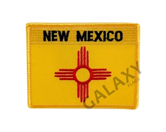 New Mexico  Patch / New Mexico Flag Patch / Iron - on or Sew On