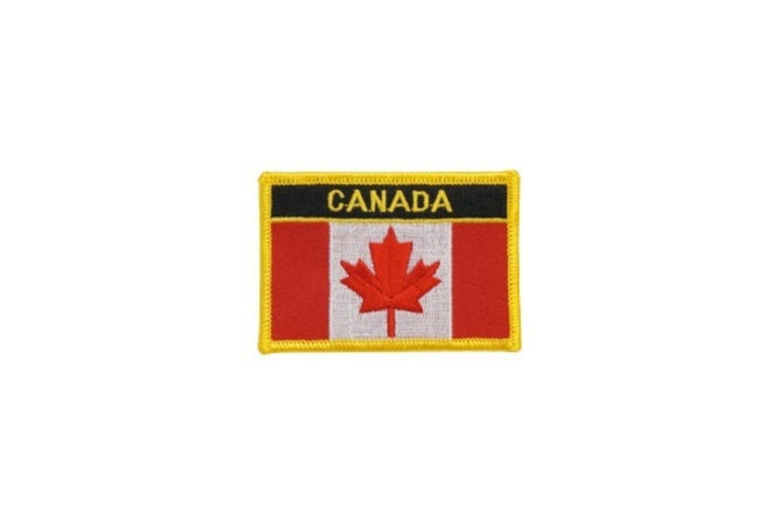 Canada Patch / Canada Flag Patch / Iron on or Sew On Etsy