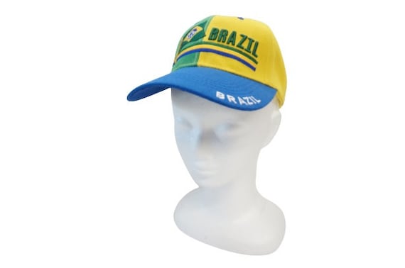 ブラジルキャップ / ブラジル国旗 / ブラジル帽子 - Etsy 日本