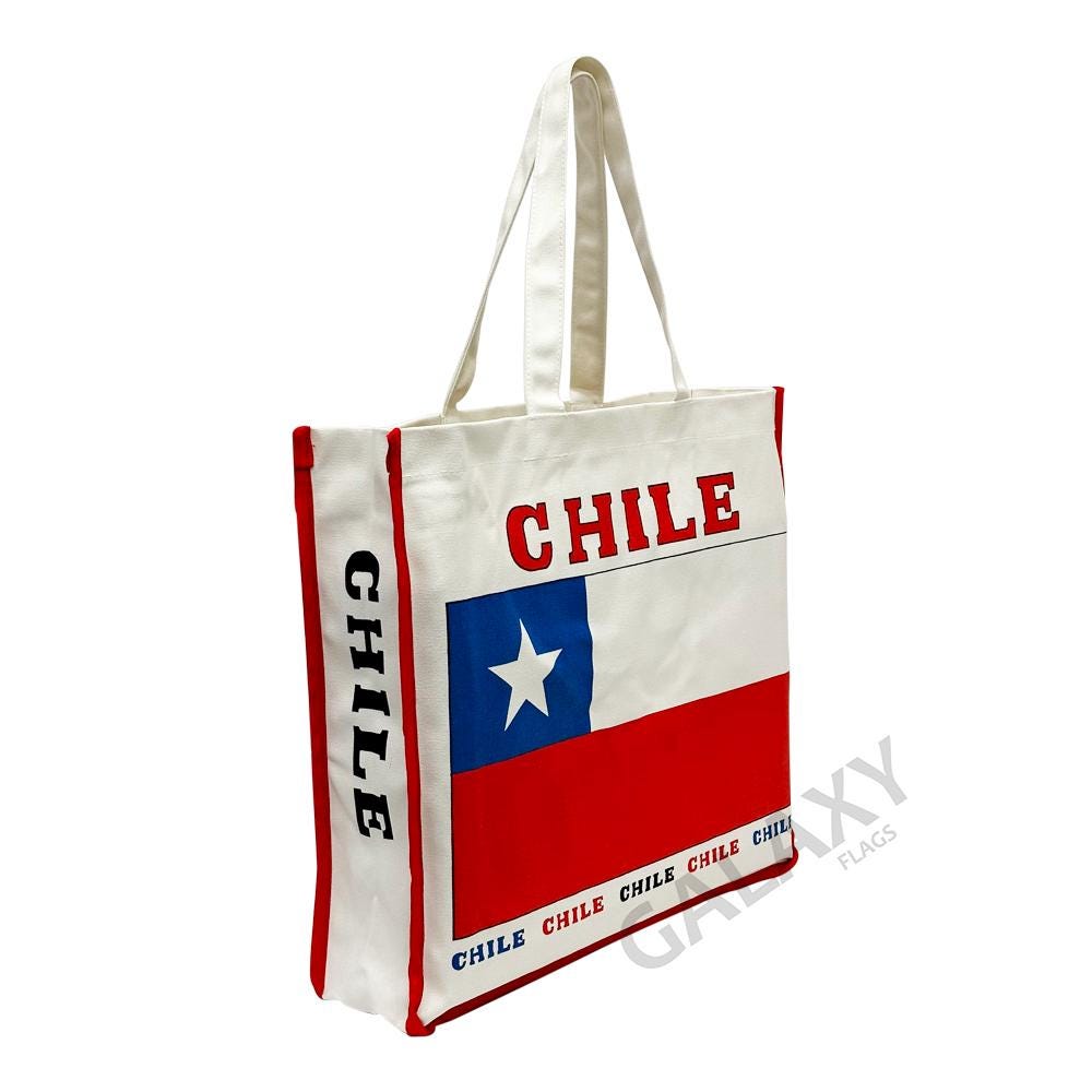 チリ国旗デザイン トートバッグ セット チリ国旗デザイン トートバッグ