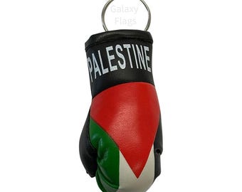 Guante de boxeo de Palestina / Bandera de Palestina / Mini llavero con guante de boxeo de Palestina