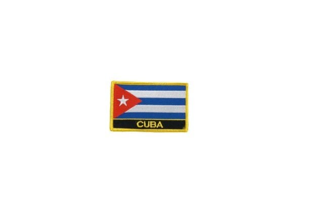 Wappen Aufnäher Kuba Patch Flagge Fahne 