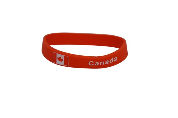 White Rubber Bracelet - PartyThings Canada – Party Things Canada