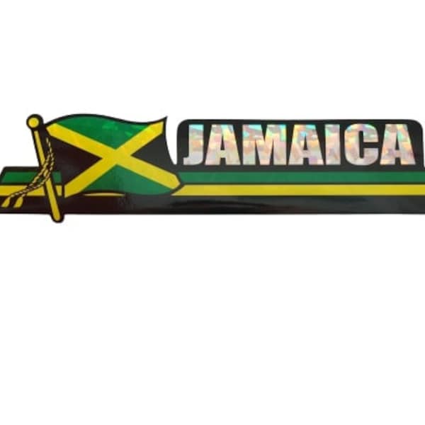 Jamaican Bumper Sticker Etsy