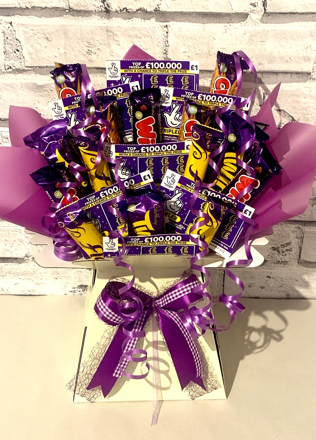 Scratch Card Chocolate Bouquet Cadburys Fathers Day Gift Hamper
