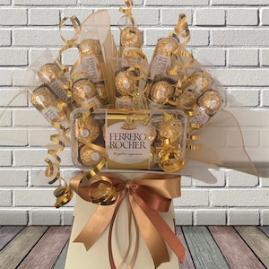 Luxury ferrero Rocher chocolate bouquet - Ferrero Rocher - Special gift - Mother’s Day - Birthday - luxury chocolate hamper - gift for her