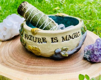 Nature Is Magic Tree Altar Bowl