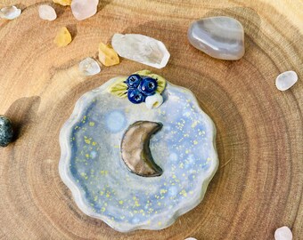 Blueberry Moon Ring Dish