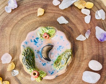 Flower Moon Ring Dish