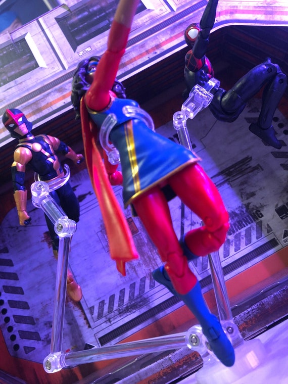 Display Stand Base (Compatible with Figuarts, Figma, Revoltech, Mezco stand arms; arms NOT included) (Set of 3) PROP ONLY