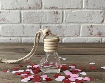 HEART Car Diffuser - Hanging car air freshener - scented air freshener hanging freshie gift car truck office home stocking stuffer