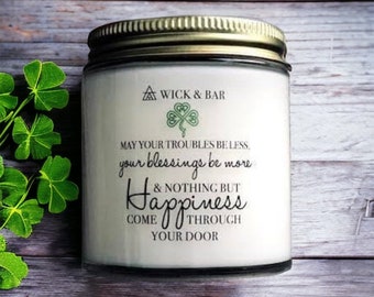 Irish Blessing - scented soy candle or soy wax melts