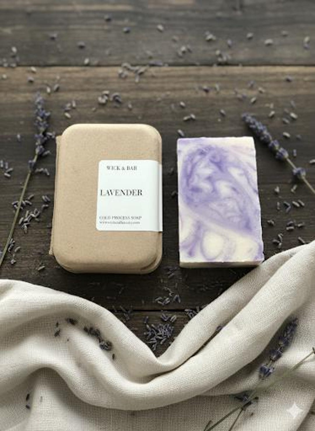 LAVENDER Cold Processed Soap Bar - Etsy