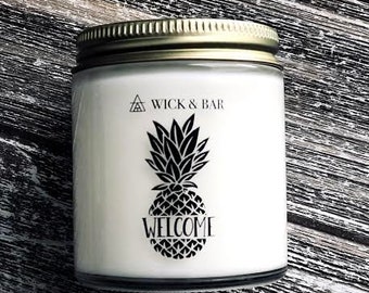 Pineapple Welcome - scented soy candle or soy wax melts