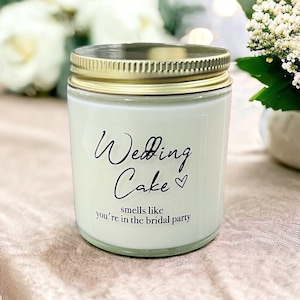 Wedding Cake - scented soy candle