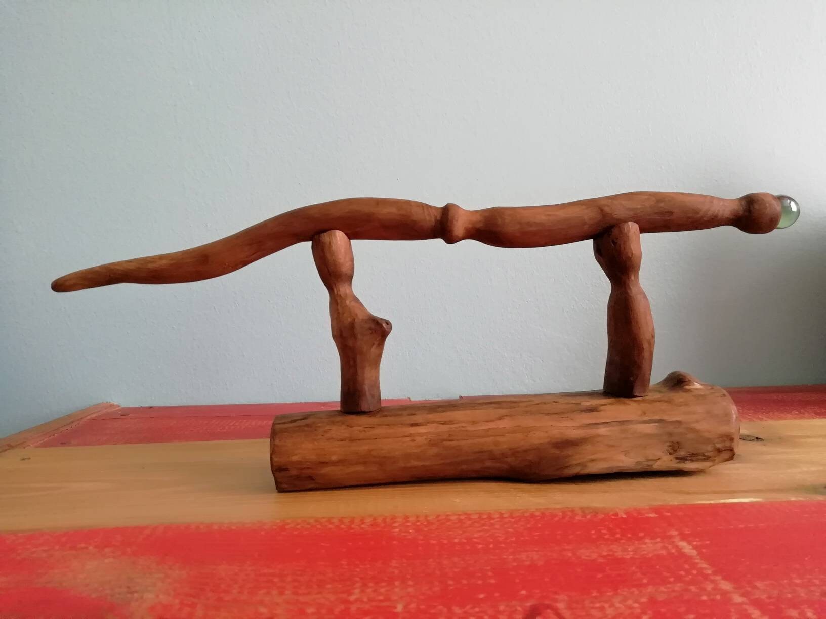 Baguette Magique, Sculpture, Bois, Chaman, Celtique, Viking, Païen, Scandinave, Druide, Magie, Médié