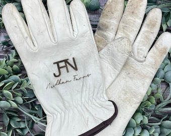 PERSONALIZADO/Guantes de trabajo de regalo del Día del Padre/Guantes de jardín personalizados/Regalos de madre/Guantes de tarea grabados/Guantes de granja/Regalos de papá/Guantes personalizados