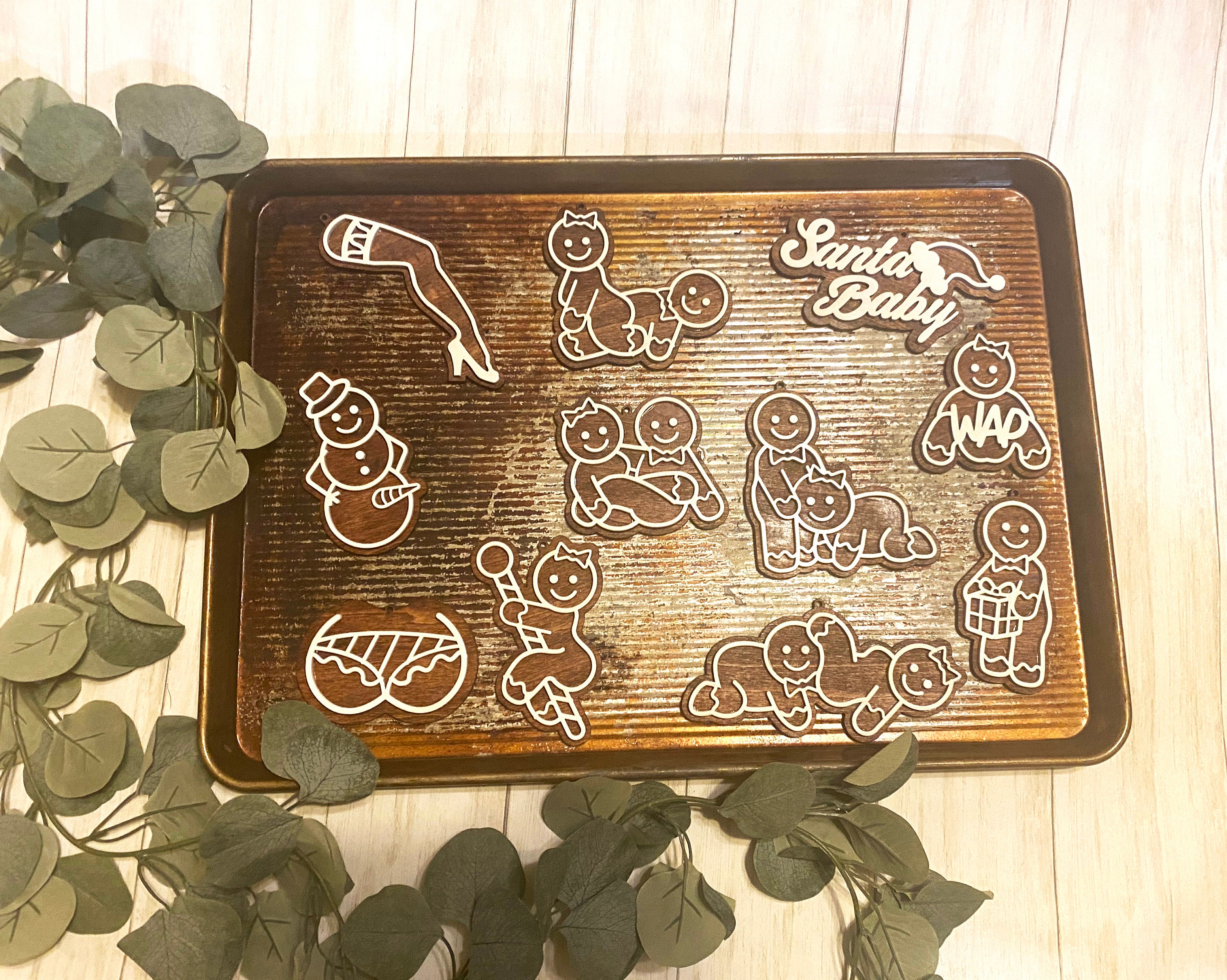Naughty Gingerbread Ornaments/dirty Ornaments/sexy Christmas - Etsy