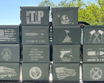 CUSTOM Name auf Rückseite abschließbarGravurAmmoCan,50Cal,BräutigamGeschenk,TrauzeugeGeschenk,Papa,personalisierteMunitionCan,Weihnachtsgeschenk,Geburtstagsgeschenk,FreundGeschenk