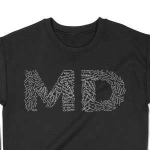 Maryland Cities Sweatshirt - Cities of Maryland by Population - MD Sweatshirt - Maryland Hometown Gift YC
