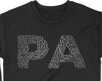 Sweat-shirt Villes de Pennsylvanie - Villes de Pennsylvanie par population - Sweat-shirt PA - Cadeau pour les habitants de Pennsylvanie