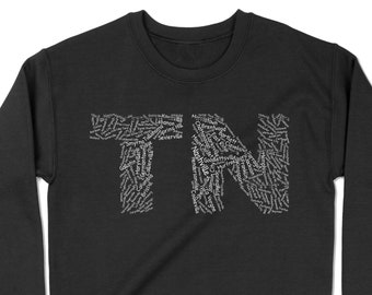 Tennessee Cities Sweatshirt - Cities of Tennessee by Population - TN Sweatshirt - Tennessee Hometown Gift