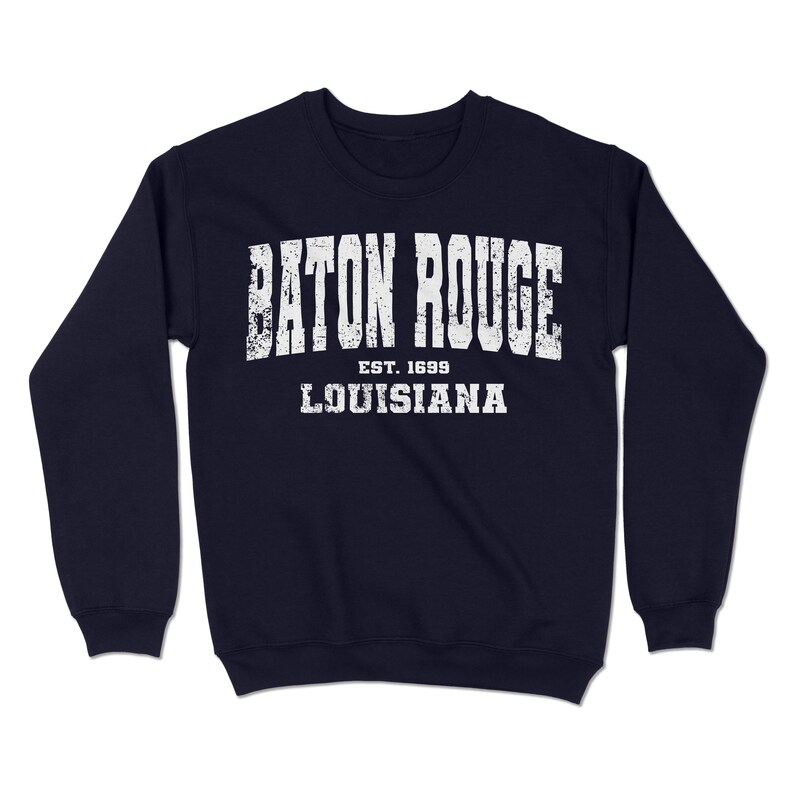 Baton Rouge Louisiana Sweatshirt. Baton Rouge LA Vintage Etsy