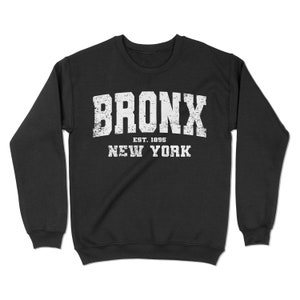 Bronx, New York Sweatshirt. Bronx, NY Vintage Unisex Crewneck Sweatshirt. YC