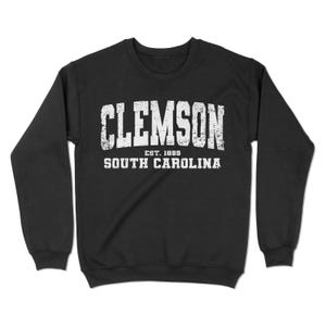 Clemson, Südcarolina Sweatshirt. Clemson, SC Vintage Unisex Rundhals-Sweatshirt. YC